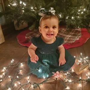 Green dress size 12 months